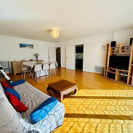 T3/4-6pers/5'piedplage/centreville/parking/wifi Apartamento *