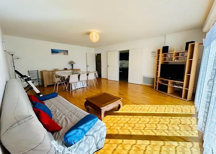 T3/4-6pers/5'piedplage/centreville/parking/wifi Apartment *